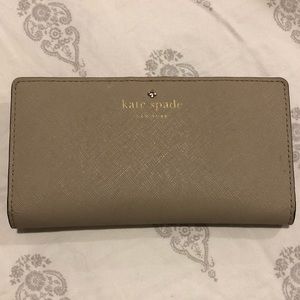 Kate Spade large slim bifold wallet